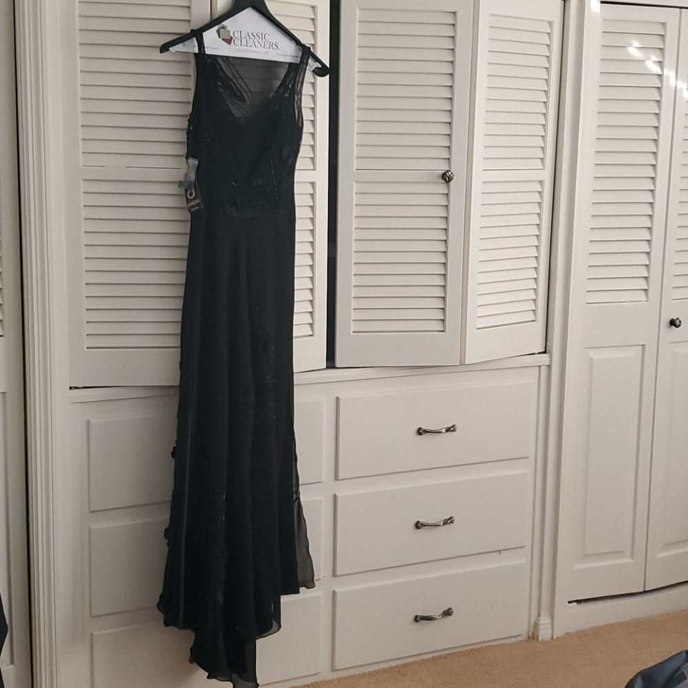 Black Janique long gown